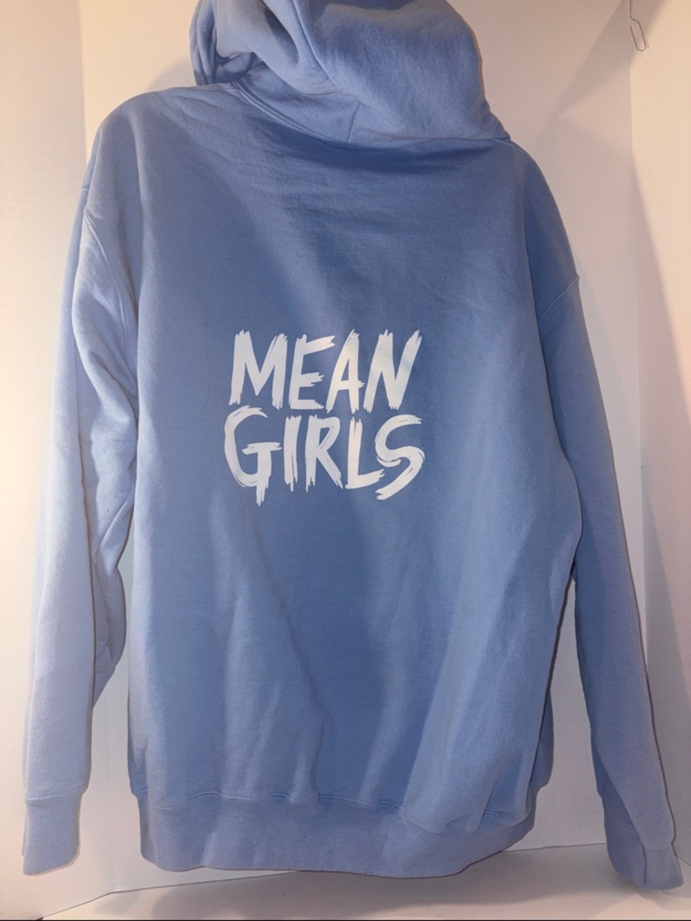 Mean Girls Graphic Hoodie Sweatshirt - Light Blue XL